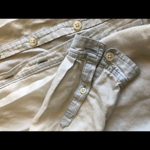 Chambray “jean” button up shirt